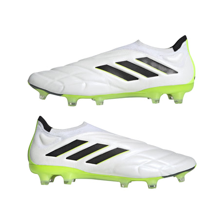 adidas Copa Pure+ FG Firm Ground Soccer Cleats White/Black/Lucid Lemon - Best Buy Soccer