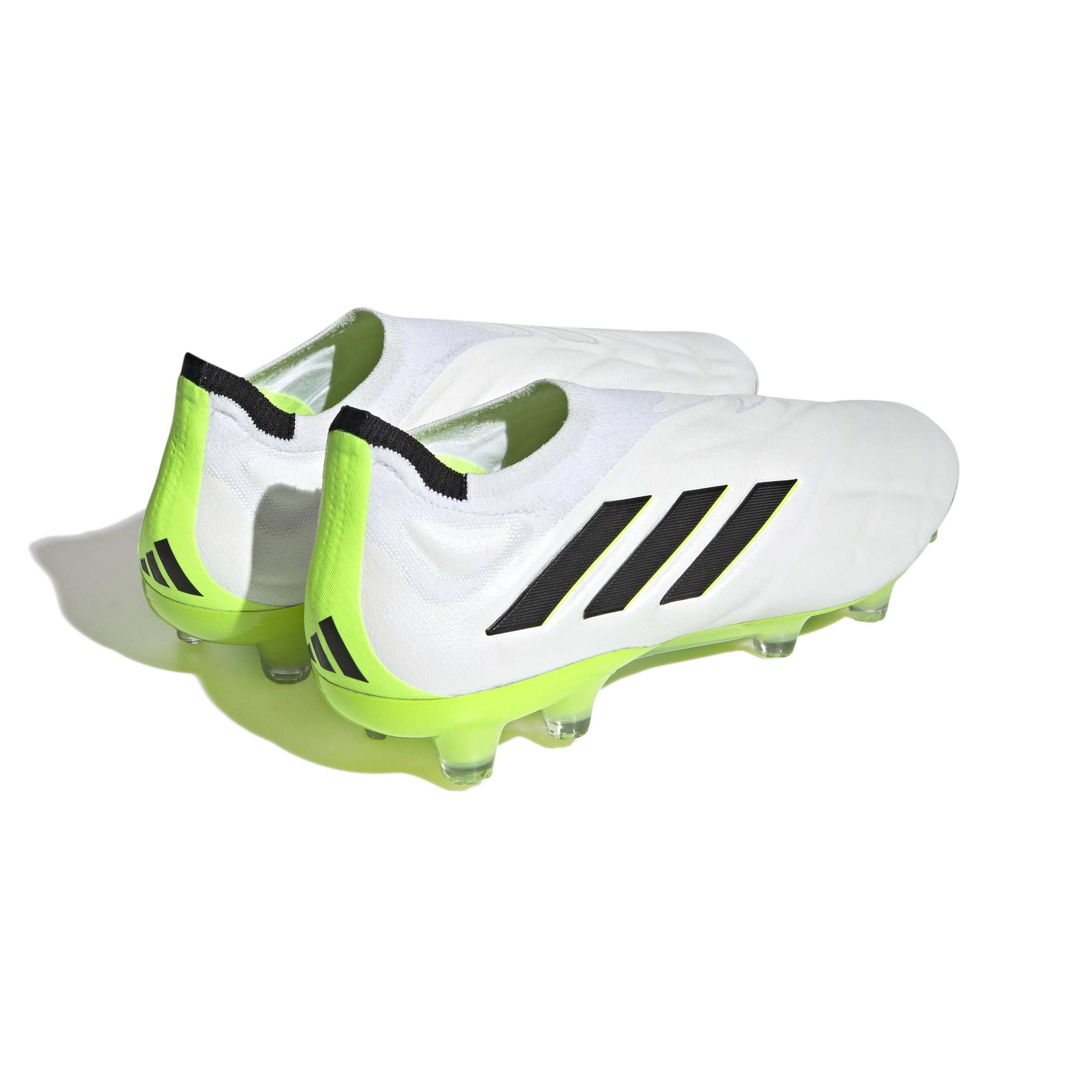 adidas Copa Pure+ FG Firm Ground Soccer Cleats White/Black/Lucid Lemon - Best Buy Soccer