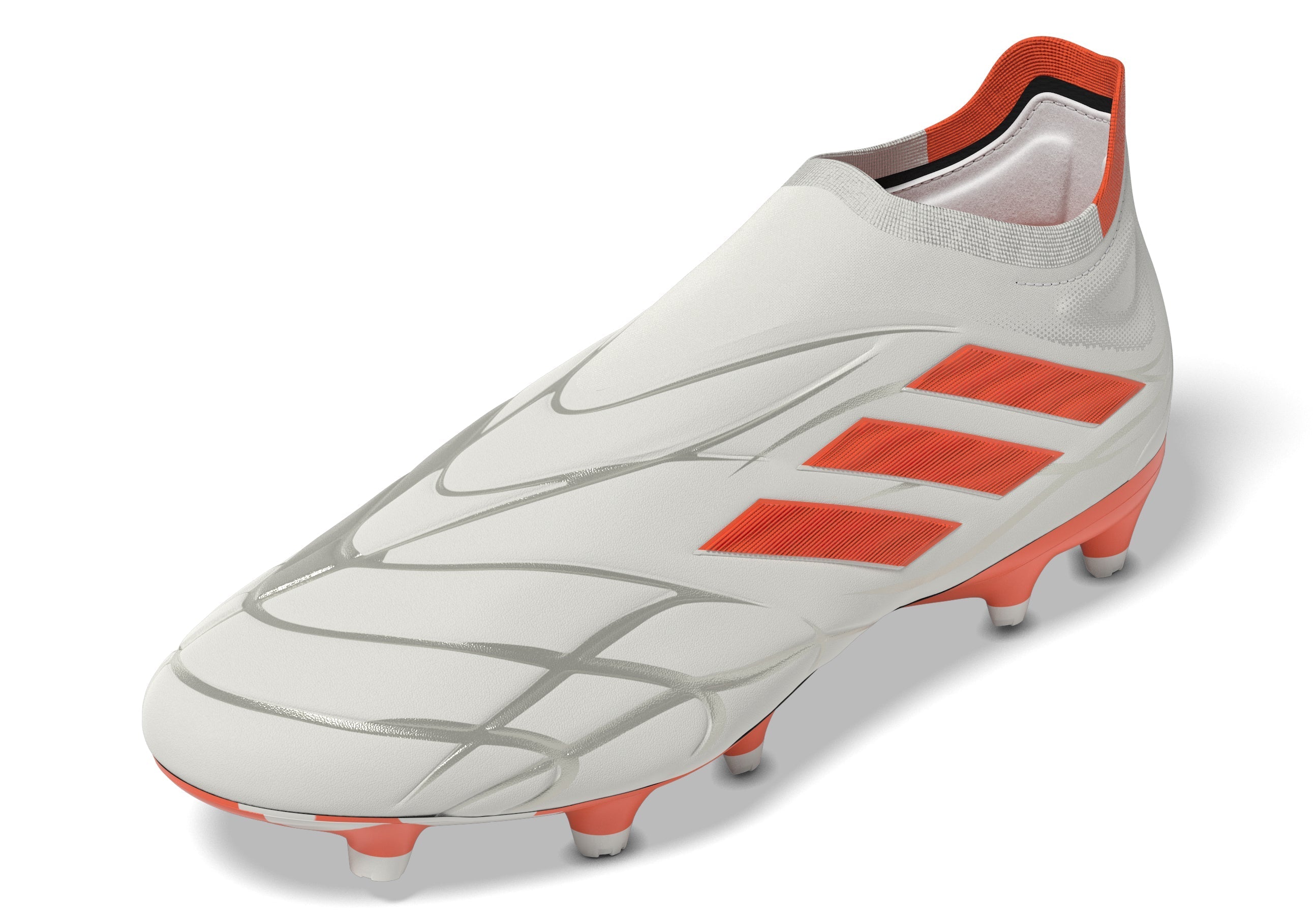 adidas Copa Pure+ FG Firm Ground Soccer Cleats White/Solar Orange - Best Buy Soccer