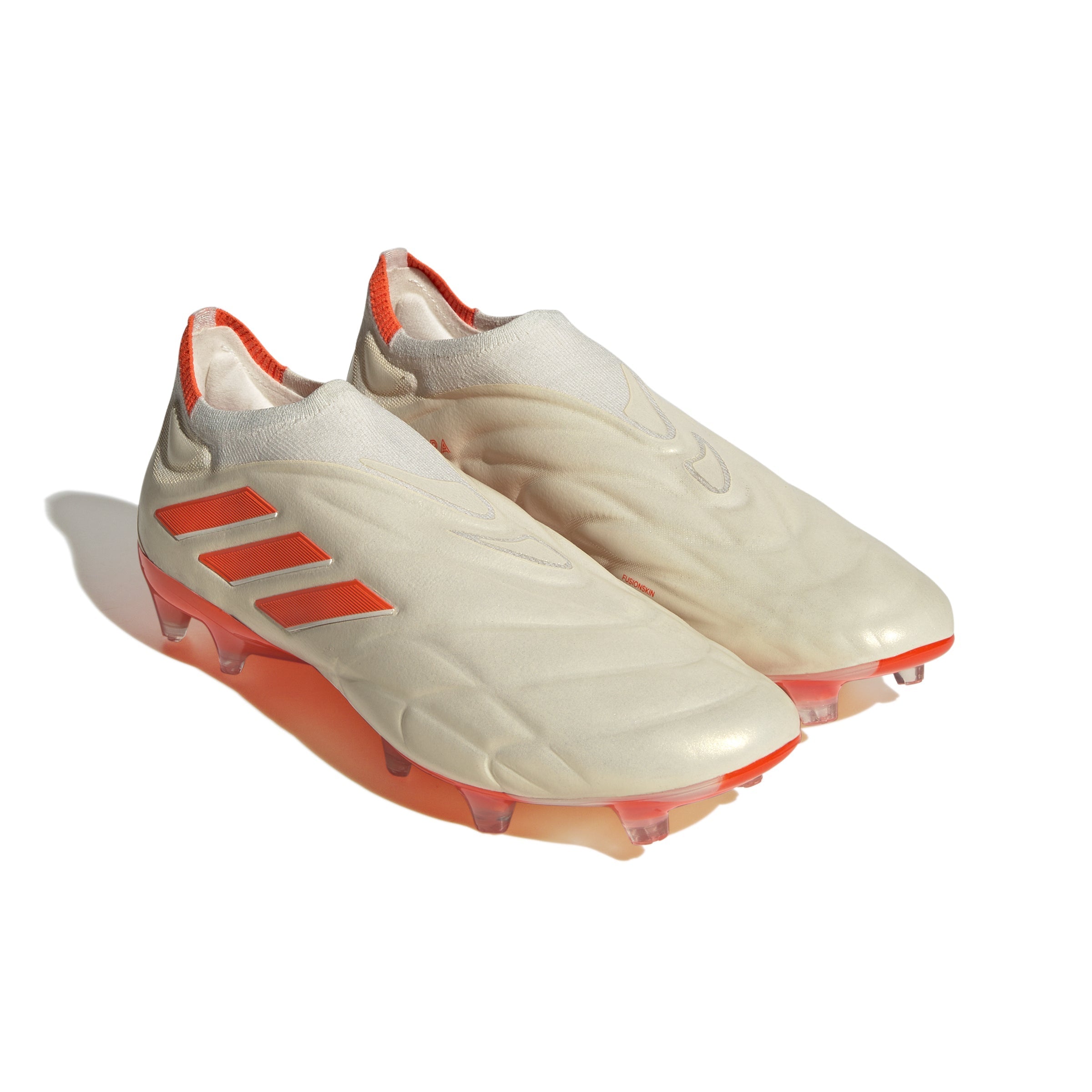 adidas Copa Pure+ FG Firm Ground Soccer Cleats White/Solar Orange - Best Buy Soccer