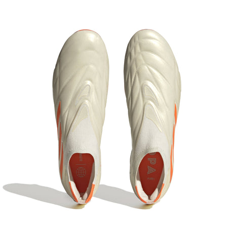 adidas Copa Pure+ FG Firm Ground Soccer Cleats White/Solar Orange - Best Buy Soccer