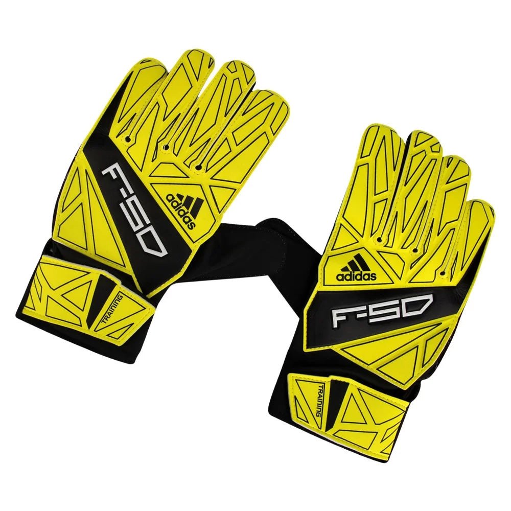 adidas F50 Training Goalkeeper Gloves Black/Lime - Best Buy Soccer