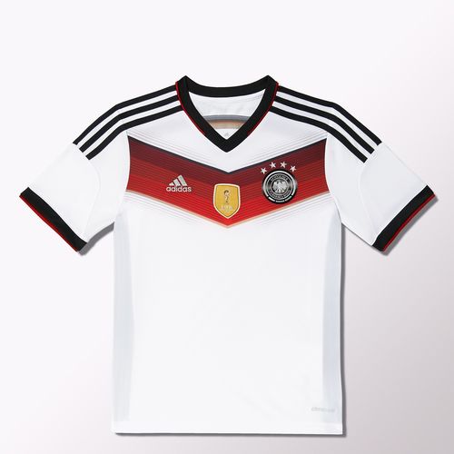 adidas Kid's Germany Home Jersey 14/15 White White/Black/Red YL