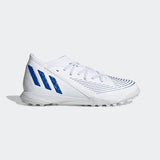 adidas Kid's Predator Edge 3 TF J Turf Football Boots White/Blue - Best Buy Soccer