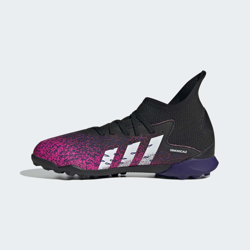 adidas Kid's Predator Freak 3 TF J Turf Football Boots Core Black / Cloud White / Shock Pink - Best Buy Soccer