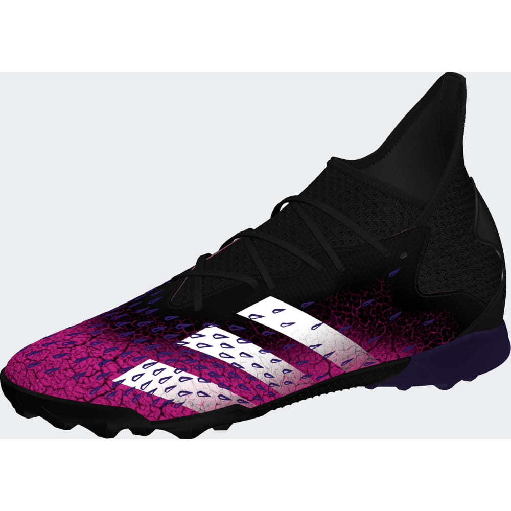 adidas Kid's Predator Freak 3 TF J Turf Football Boots Core Black / Cloud White / Shock Pink - Best Buy Soccer