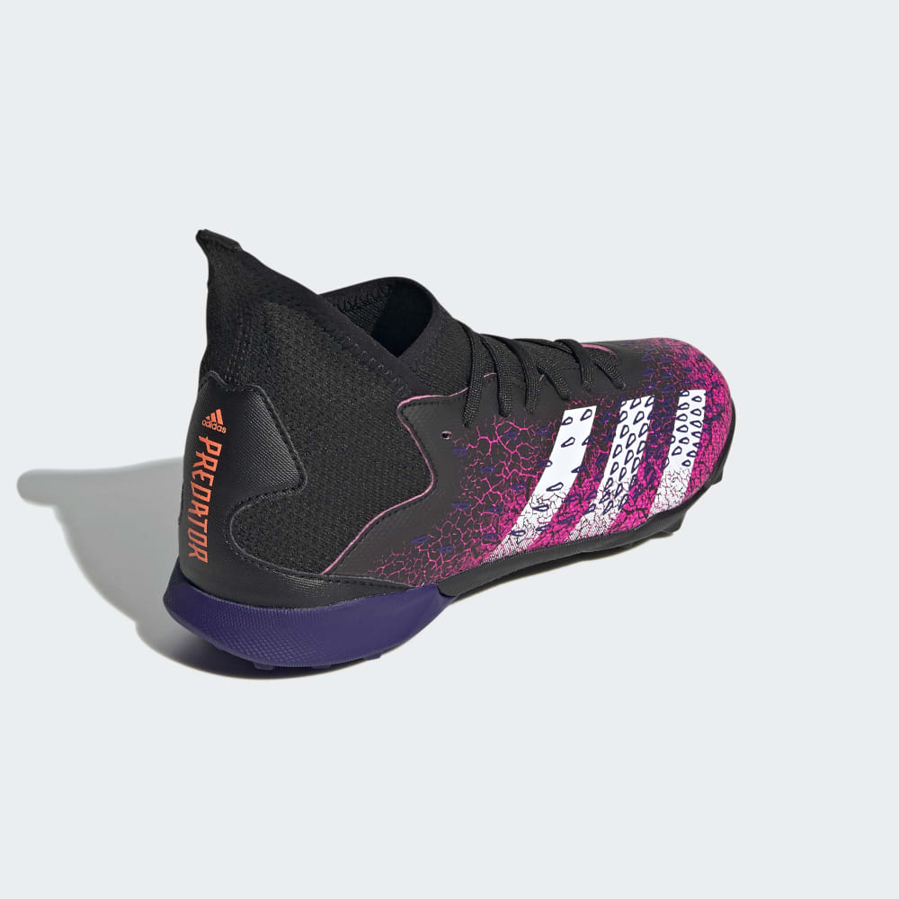 adidas Kid's Predator Freak 3 TF J Turf Football Boots Core Black / Cloud White / Shock Pink - Best Buy Soccer