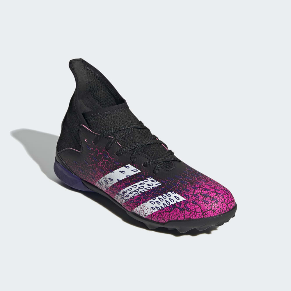 adidas Kid's Predator Freak 3 TF J Turf Football Boots Core Black / Cloud White / Shock Pink - Best Buy Soccer