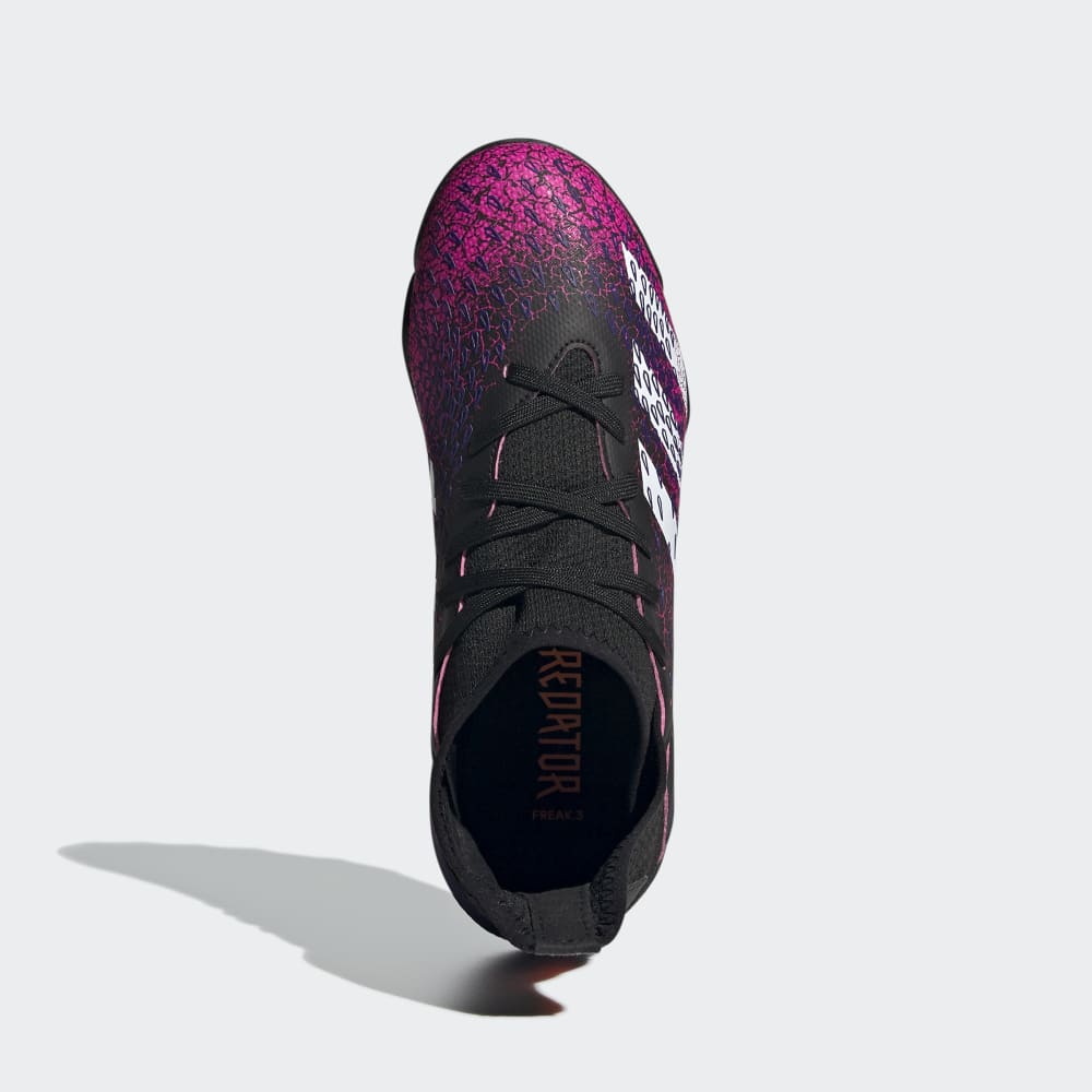 adidas Kid's Predator Freak 3 TF J Turf Football Boots Core Black / Cloud White / Shock Pink - Best Buy Soccer