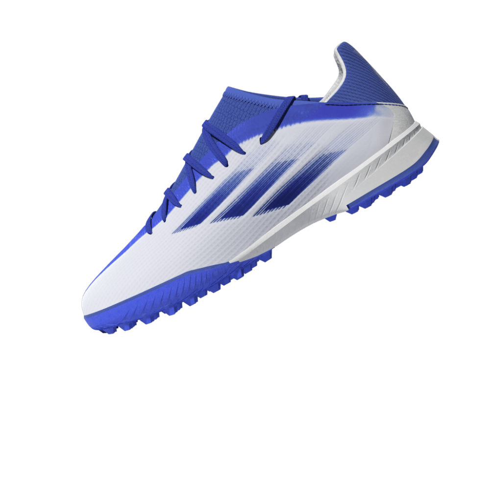 adidas Kid's X Speed Flow.3 TF J Turf Soccer Shoes White/Blue - Best Buy Soccer