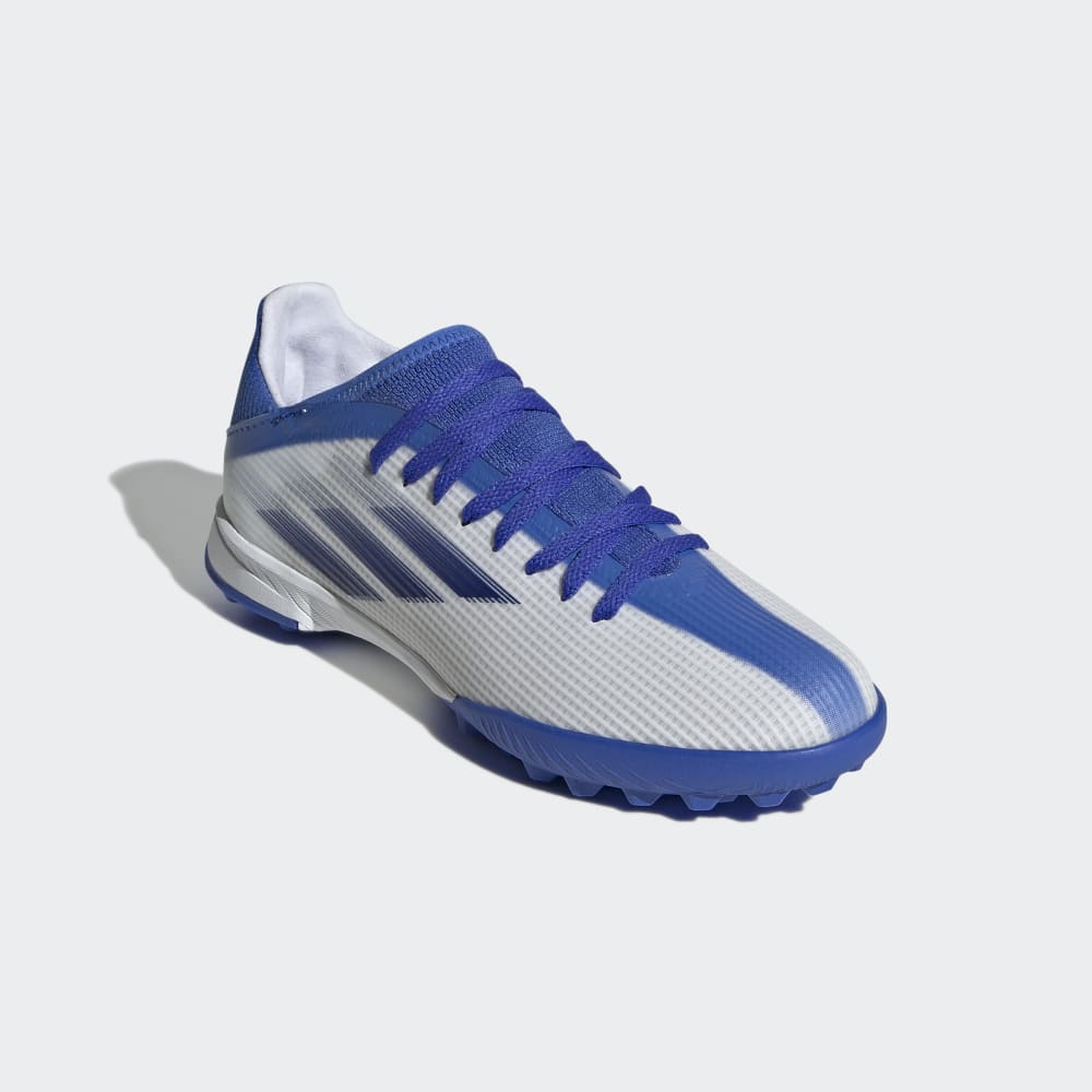 adidas Kid's X Speed Flow.3 TF J Turf Soccer Shoes White/Blue - Best Buy Soccer