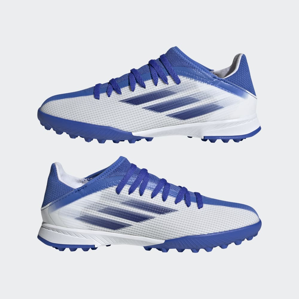 adidas Kid's X Speed Flow.3 TF J Turf Soccer Shoes White/Blue - Best Buy Soccer