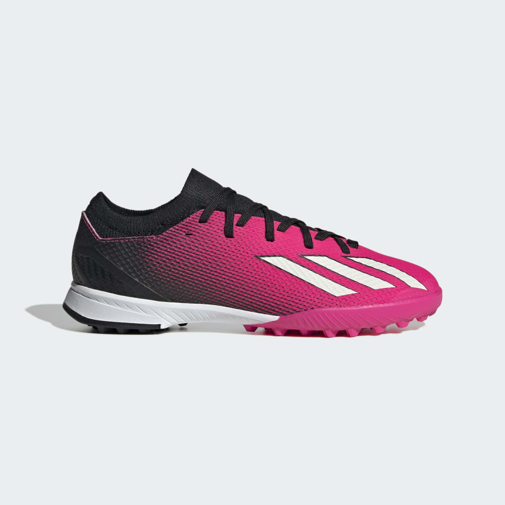 adidas Kid's X Speedportal.3 TF J Turf Football Boots Black/Pink - Best Buy Soccer