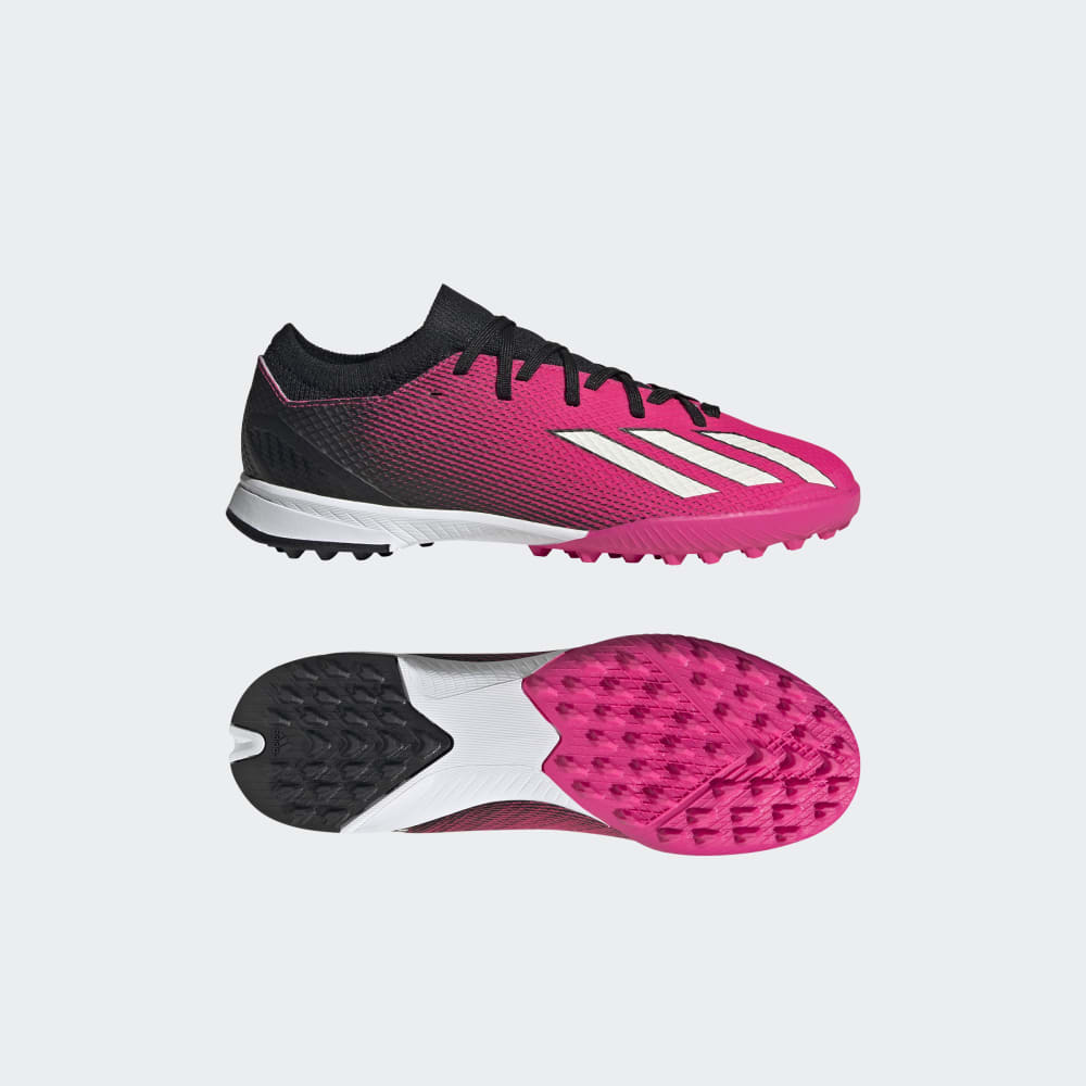 adidas Kid's X Speedportal.3 TF J Turf Football Boots Black/Pink - Best Buy Soccer