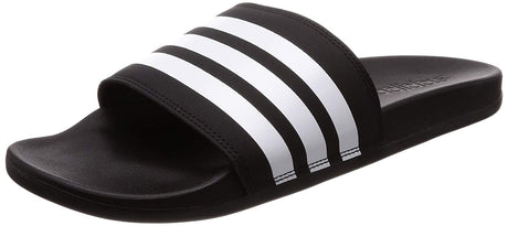 adidas Men's Adilette Comfort Slides Black/White - Best Buy Soccer