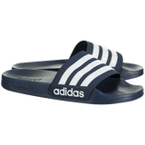 adidas Men's Adilette Shower Slides Navy/White - Best Buy Soccer