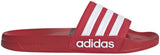 adidas Men's Adilette Shower Slides Red/White - Best Buy Soccer