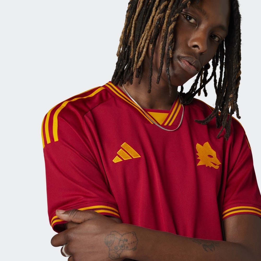 adidas Men's AS Roma Home Jersey 23 - Best Buy Soccer