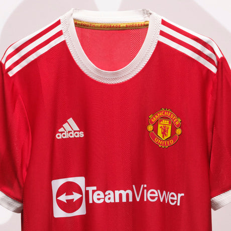 adidas Men's Manchester United Home Authentic Jersey 21 - Best Buy Soccer