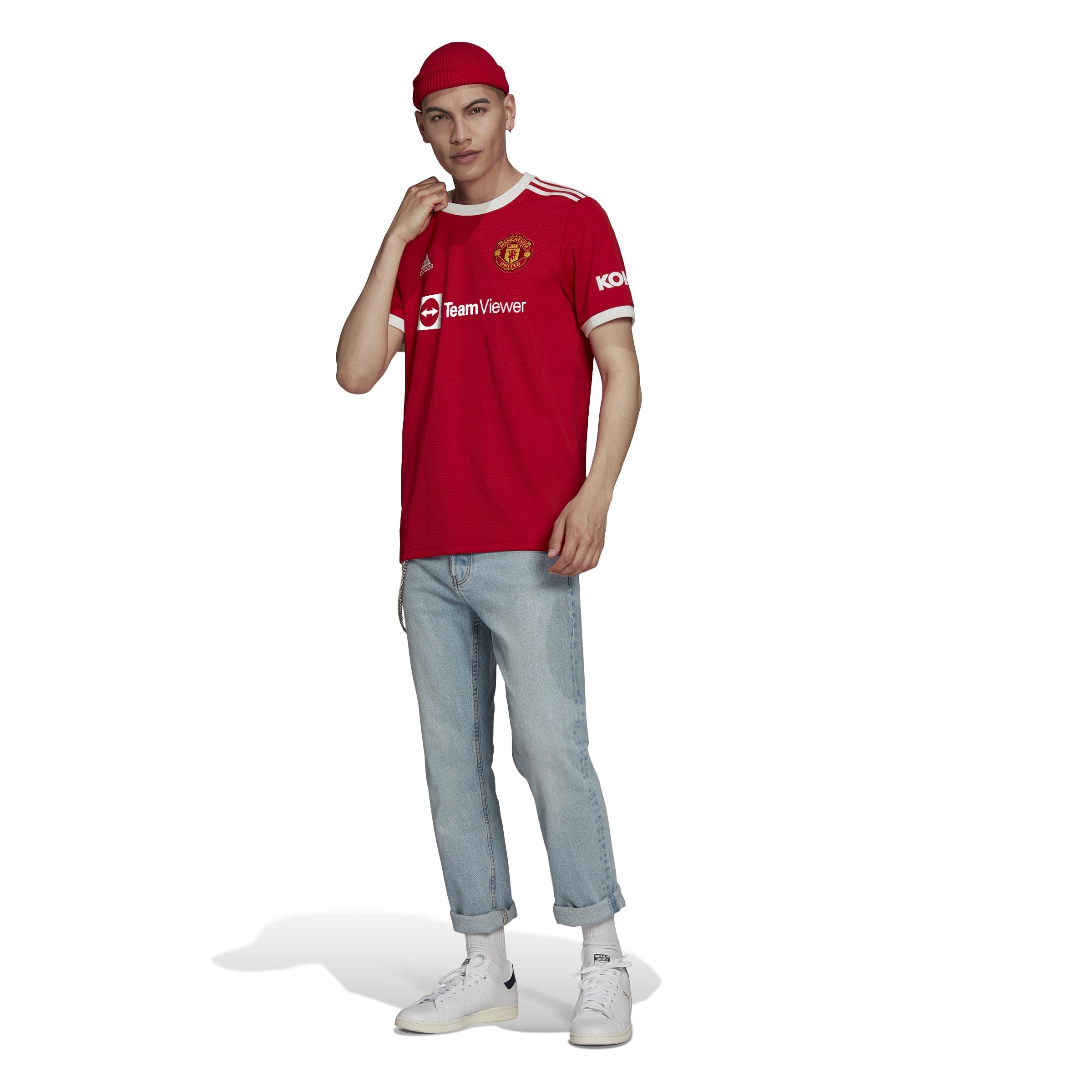 adidas Men's Manchester United Home Jersey 21 - Best Buy Soccer