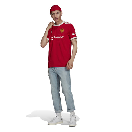 adidas Men's Manchester United Home Jersey 21 - Best Buy Soccer