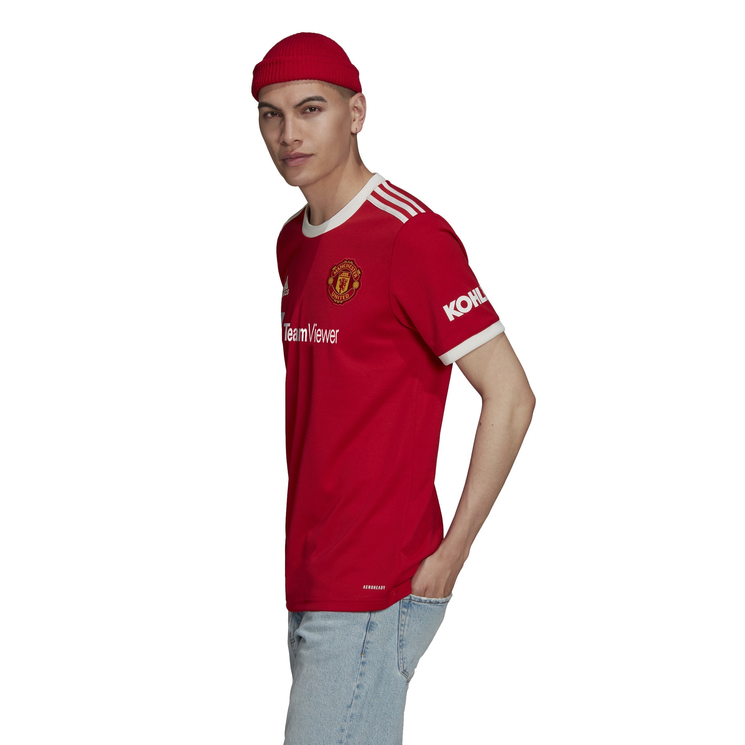 adidas Men's Manchester United Home Jersey 21 - Best Buy Soccer