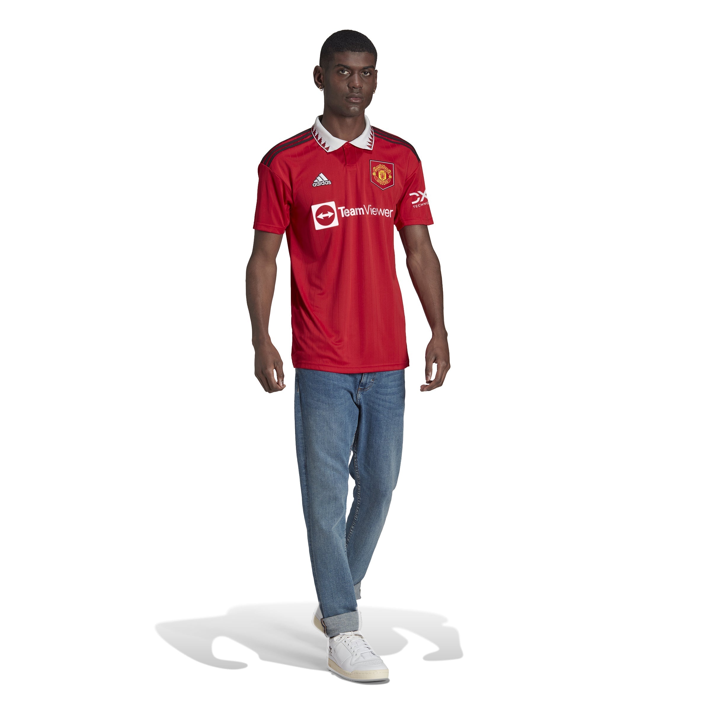 adidas Men's Manchester United Home Jersey 22 - Best Buy Soccer
