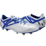 adidas Messi 15.1 FG/AG Multi - Ground Soccer Cleats - White/Blue/Black - Best Buy Soccer