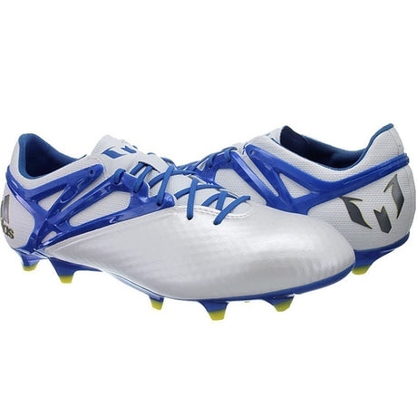 adidas Messi 15.1 FG/AG Multi - Ground Soccer Cleats - White/Blue/Black - Best Buy Soccer