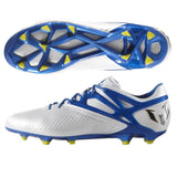 adidas Messi 15.1 FG/AG Multi - Ground Soccer Cleats - White/Blue/Black - Best Buy Soccer