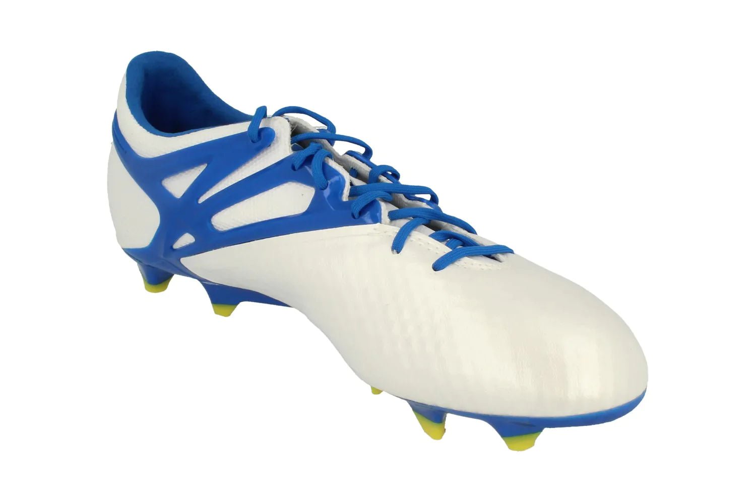 adidas Messi 15.1 FG/AG Multi - Ground Soccer Cleats - White/Blue/Black - Best Buy Soccer
