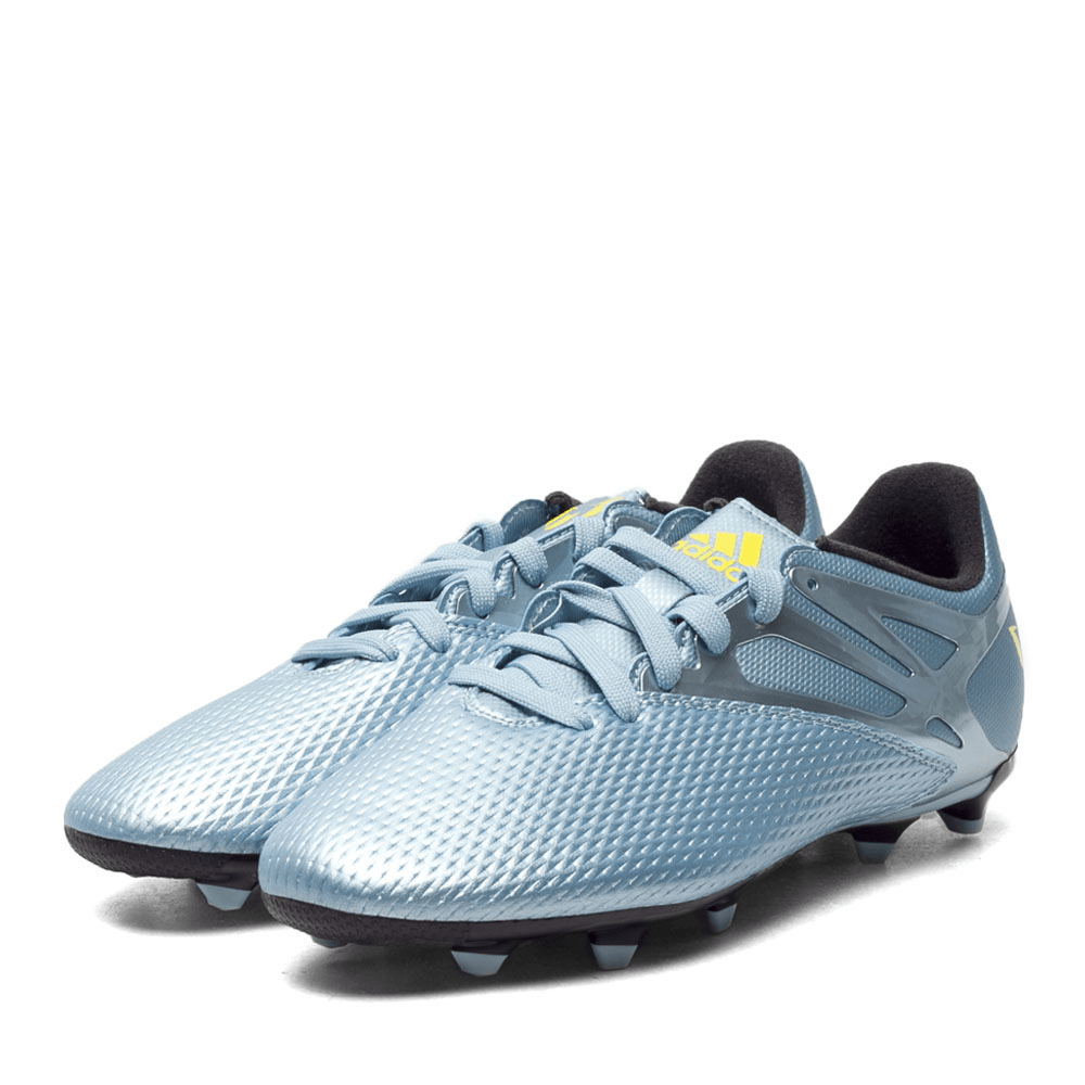 adidas Messi 15.3 FG/AG Youth Ice Metallic/Yellow - Best Buy Soccer