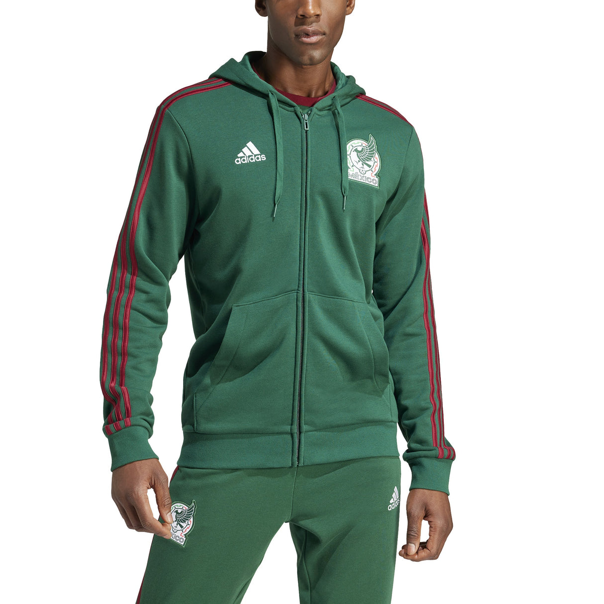 adidas Mexico DNA Full Zip Hoodie - Best Buy Soccer