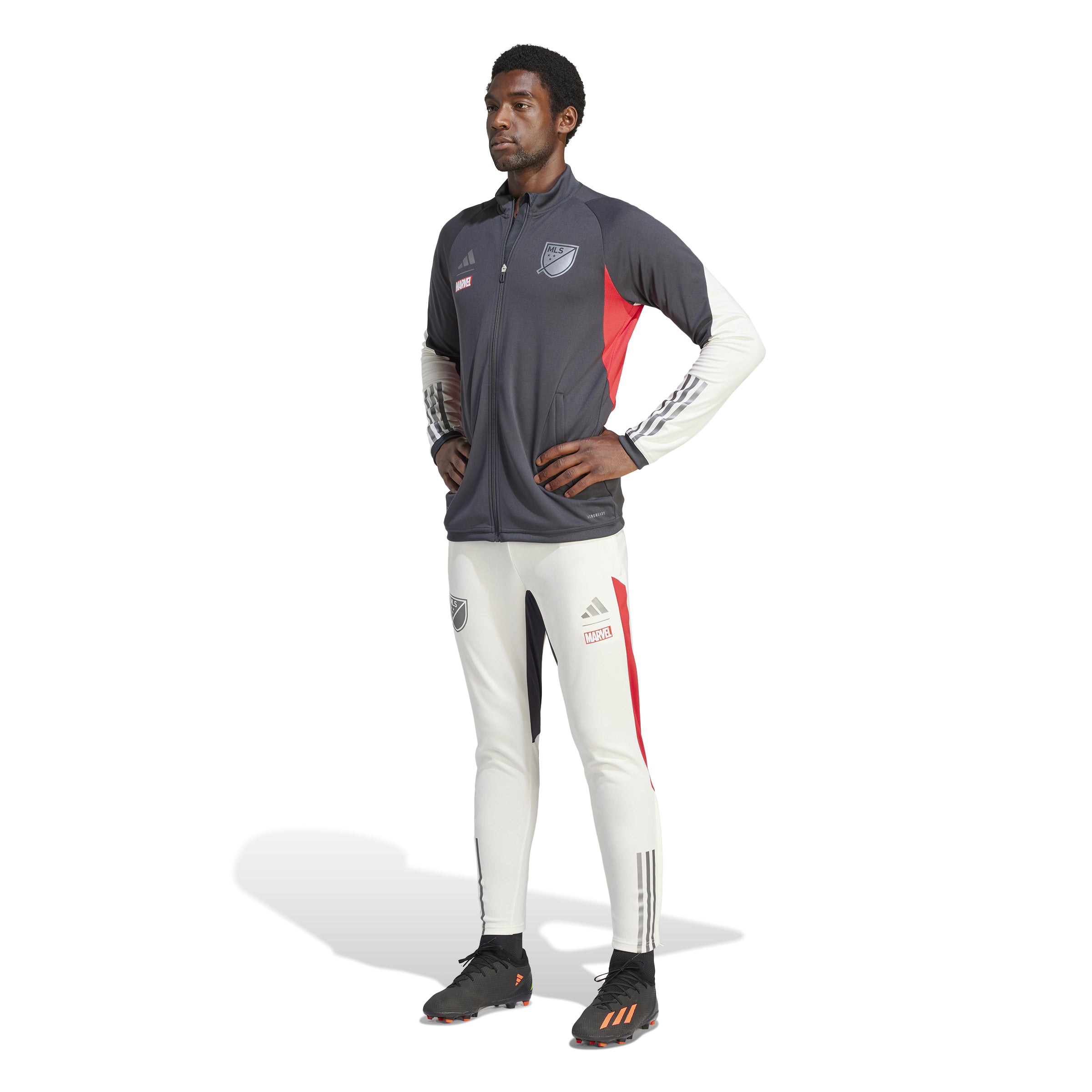 Adidas MLS オールスタージャケット（Marvel Anthem） adidas 2023 MLS All-Star x Marvel Anthem Jacket full zip