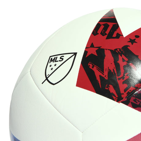 adidas MLS Training Soccer Ball - White/Blue - Best Buy Soccer
