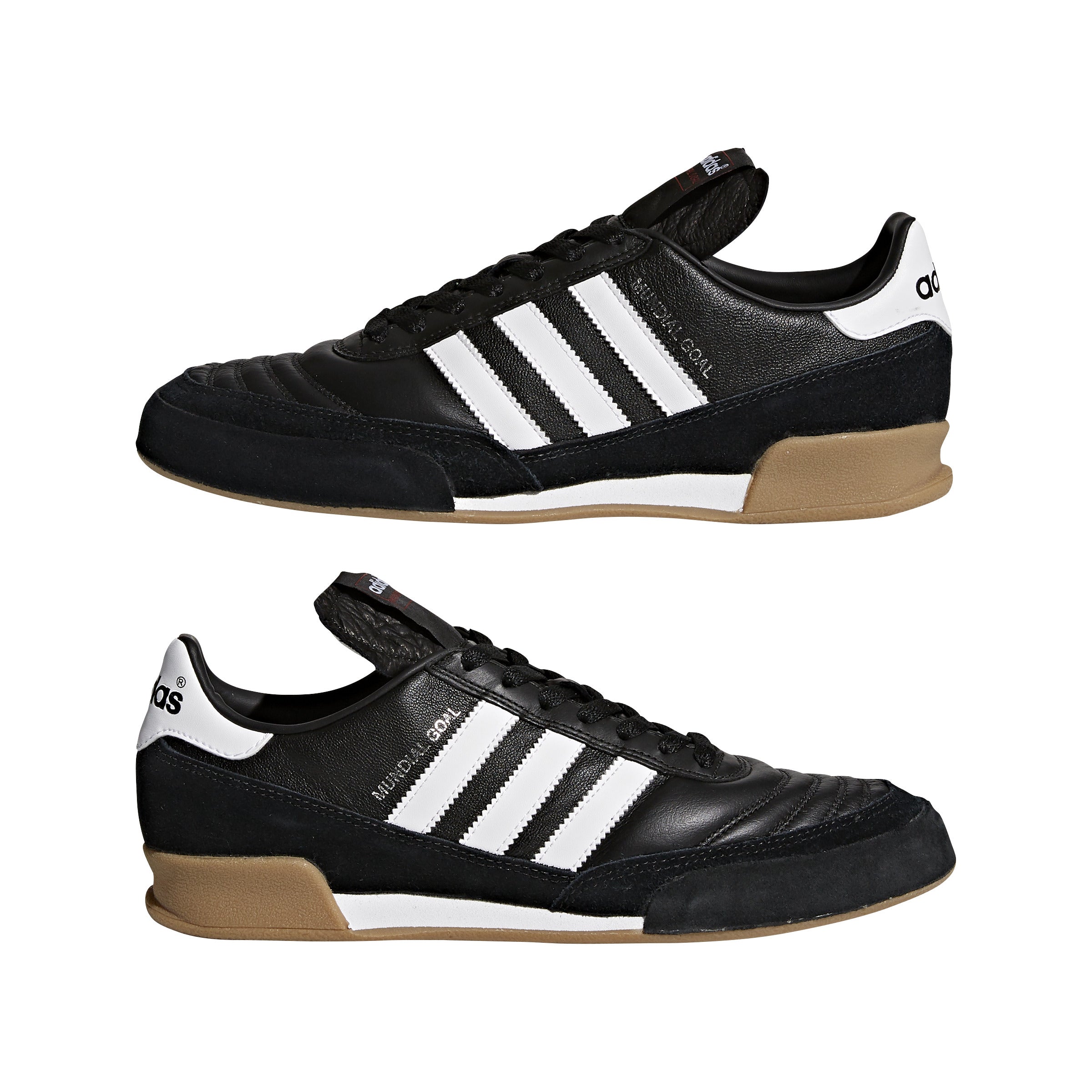 adidas Mundial Goal Indoor Shoes Black/White - Best Buy Soccer
