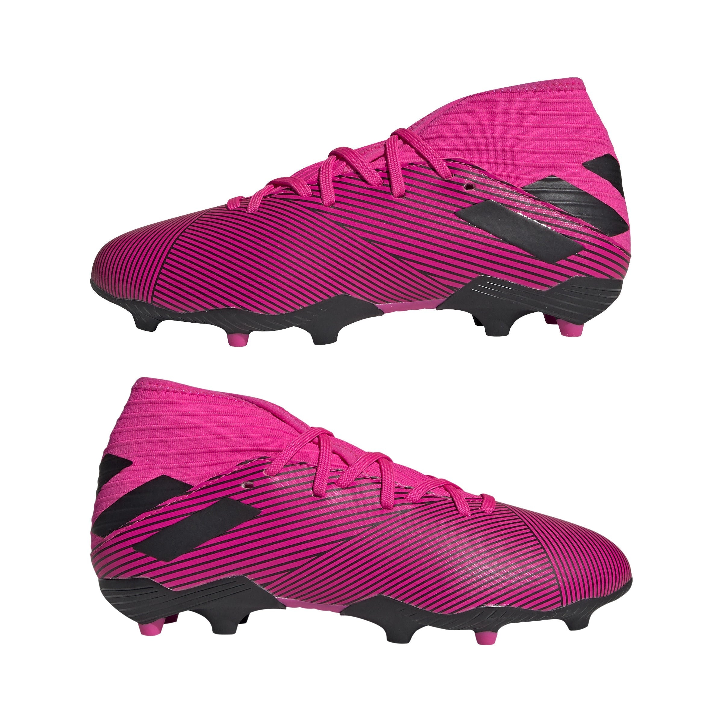 adidas Nemeziz 19.3 FG Firm Ground Youth Soccer Cleats - Shock Pink/Black - Best Buy Soccer