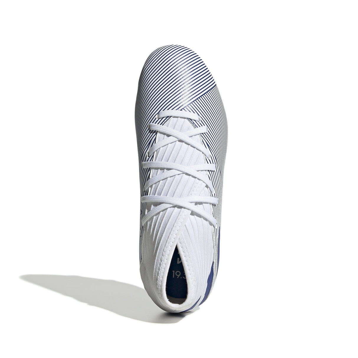 adidas Nemeziz 19.3 FG Firm Ground Youth Soccer Cleats - White/Royal - Best Buy Soccer