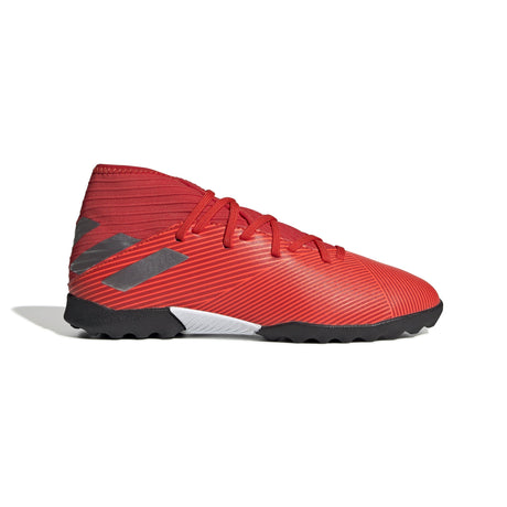 adidas Nemeziz 19.3 TF Turf Youth Soccer Cleats - Active Red/Silver Metallic/Solar Red - Best Buy Soccer