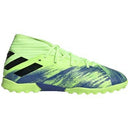 adidas Nemeziz 19.3 TF Turf Youth Soccer Cleats - Signal Green/Black/Royal - Best Buy Soccer