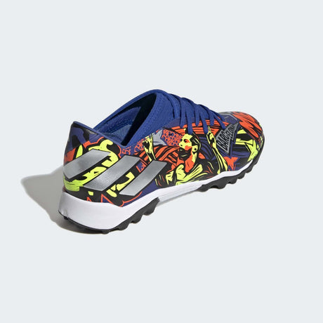adidas Nemeziz Messi 19.3 TF Turf Soccer Cleats - Royal/Yellow/Red - Best Buy Soccer
