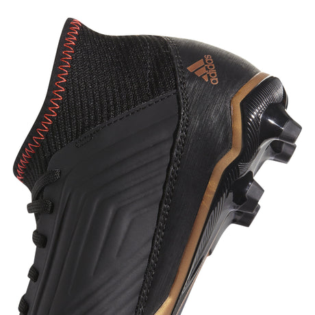 adidas Predator 18.3 FG Firm Ground Youth Soccer Cleats - Black/White/Solar Red - Best Buy Soccer