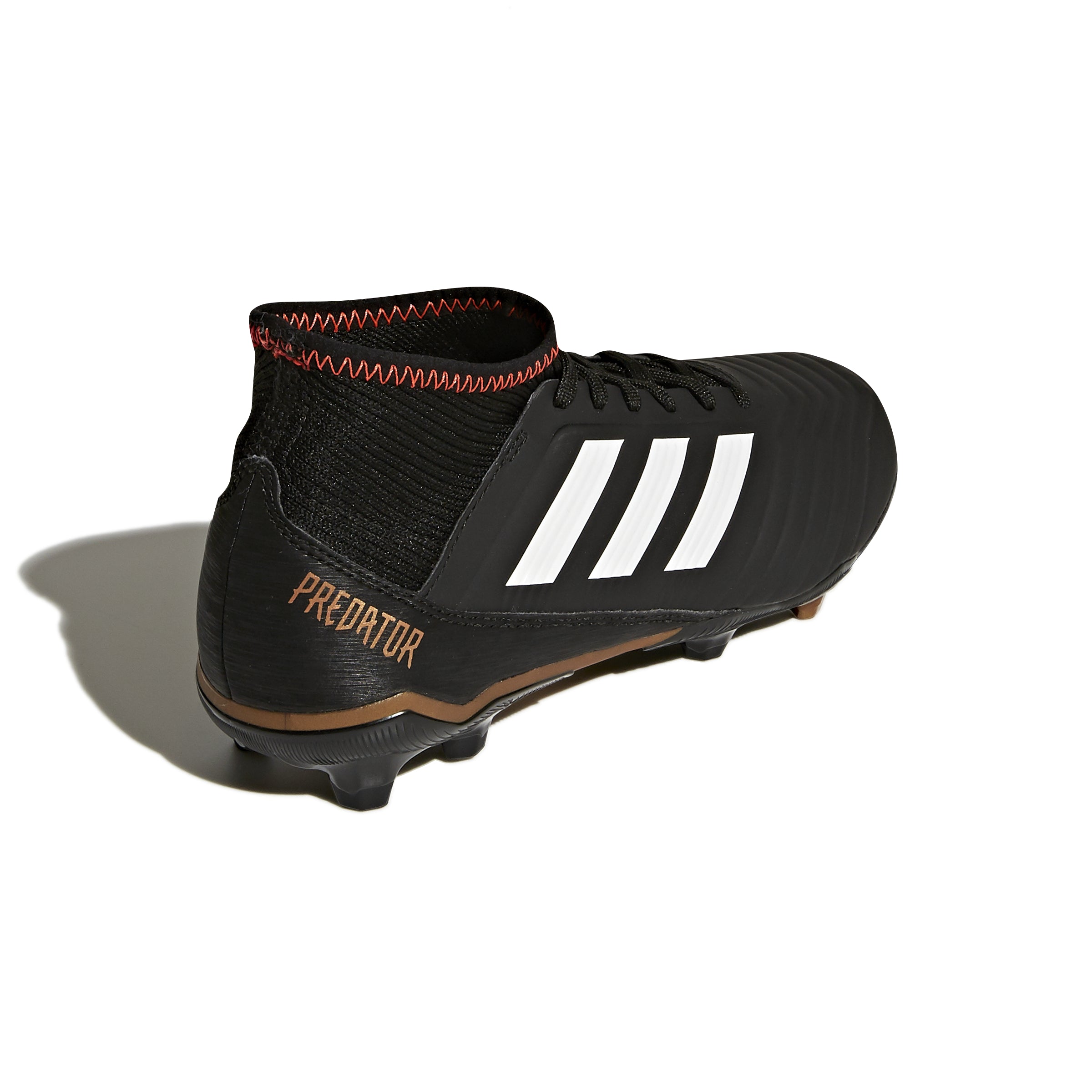 adidas Predator 18.3 FG Firm Ground Youth Soccer Cleats - Black/White/Solar Red - Best Buy Soccer
