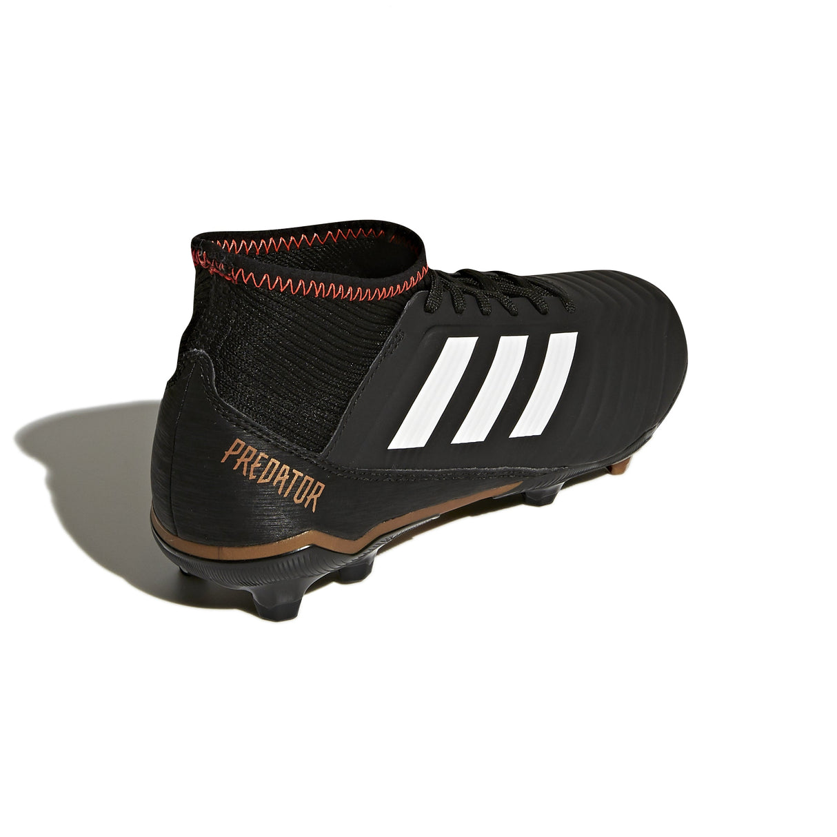 adidas Predator 18.3 FG Firm Ground Youth Soccer Cleats - Black/White/Solar Red - Best Buy Soccer