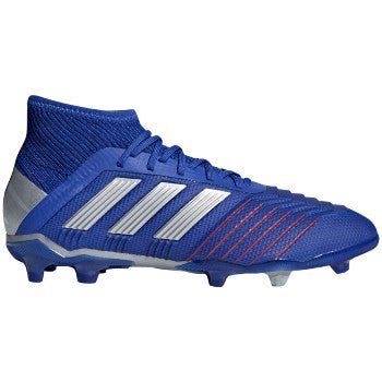 adidas Predator 19.1 FG J Blue/Silv - Best Buy Soccer