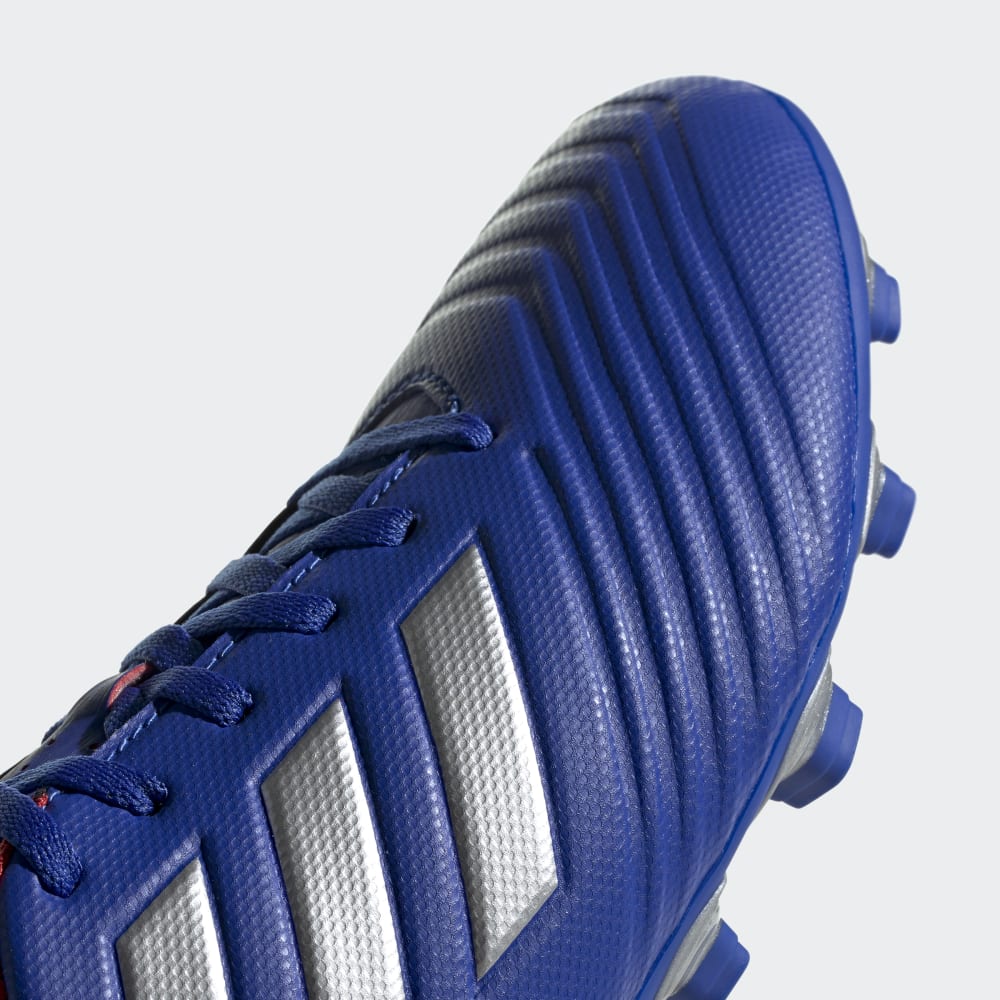 adidas Predator 19.4 Flexible FG Firm Ground Soccer Cleats Blue/Red - Best Buy Soccer