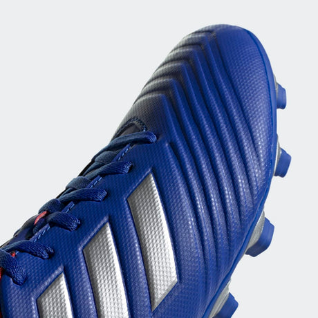 adidas Predator 19.4 Flexible FG Firm Ground Soccer Cleats Blue/Red - Best Buy Soccer