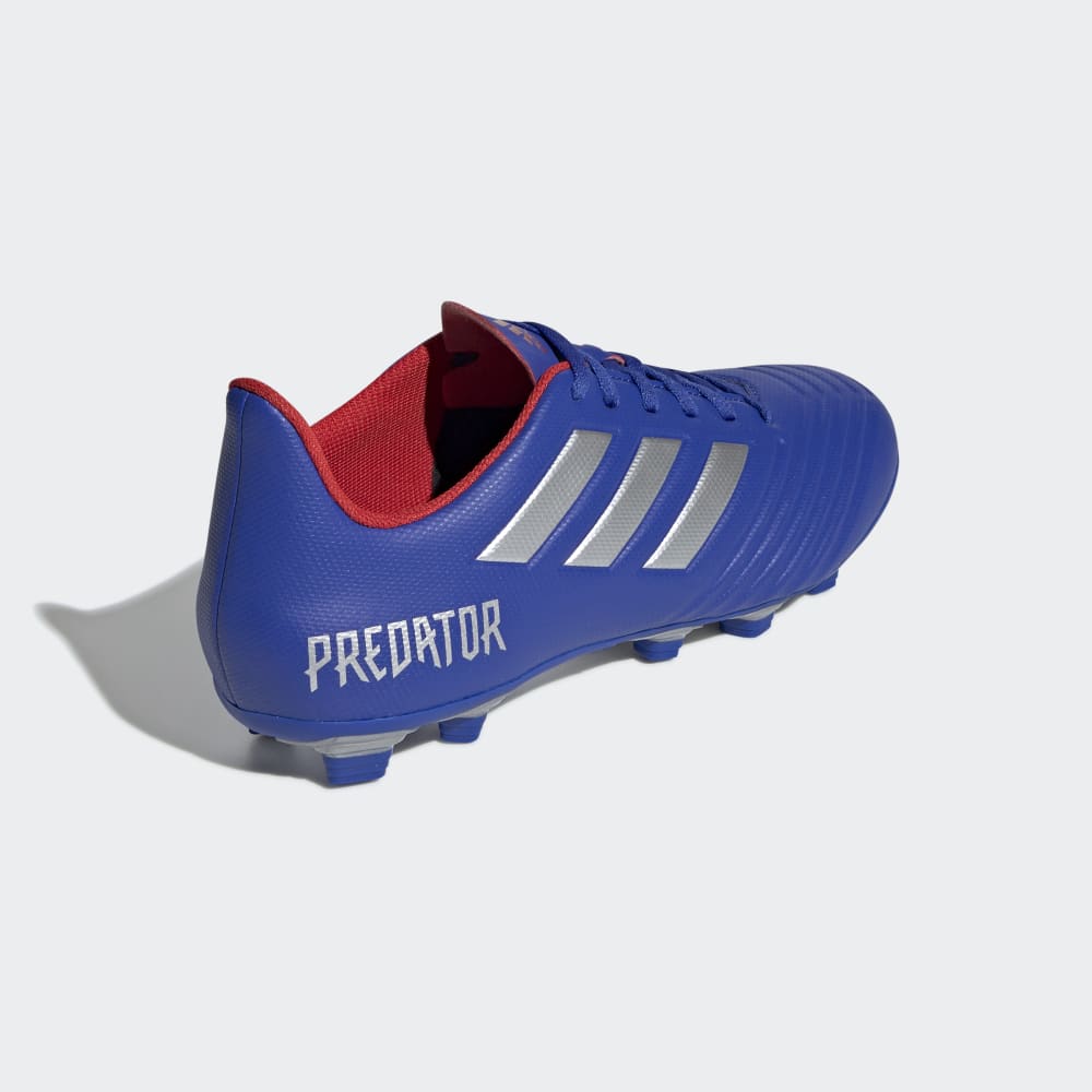 adidas Predator 19.4 Flexible FG Firm Ground Soccer Cleats Blue/Red - Best Buy Soccer