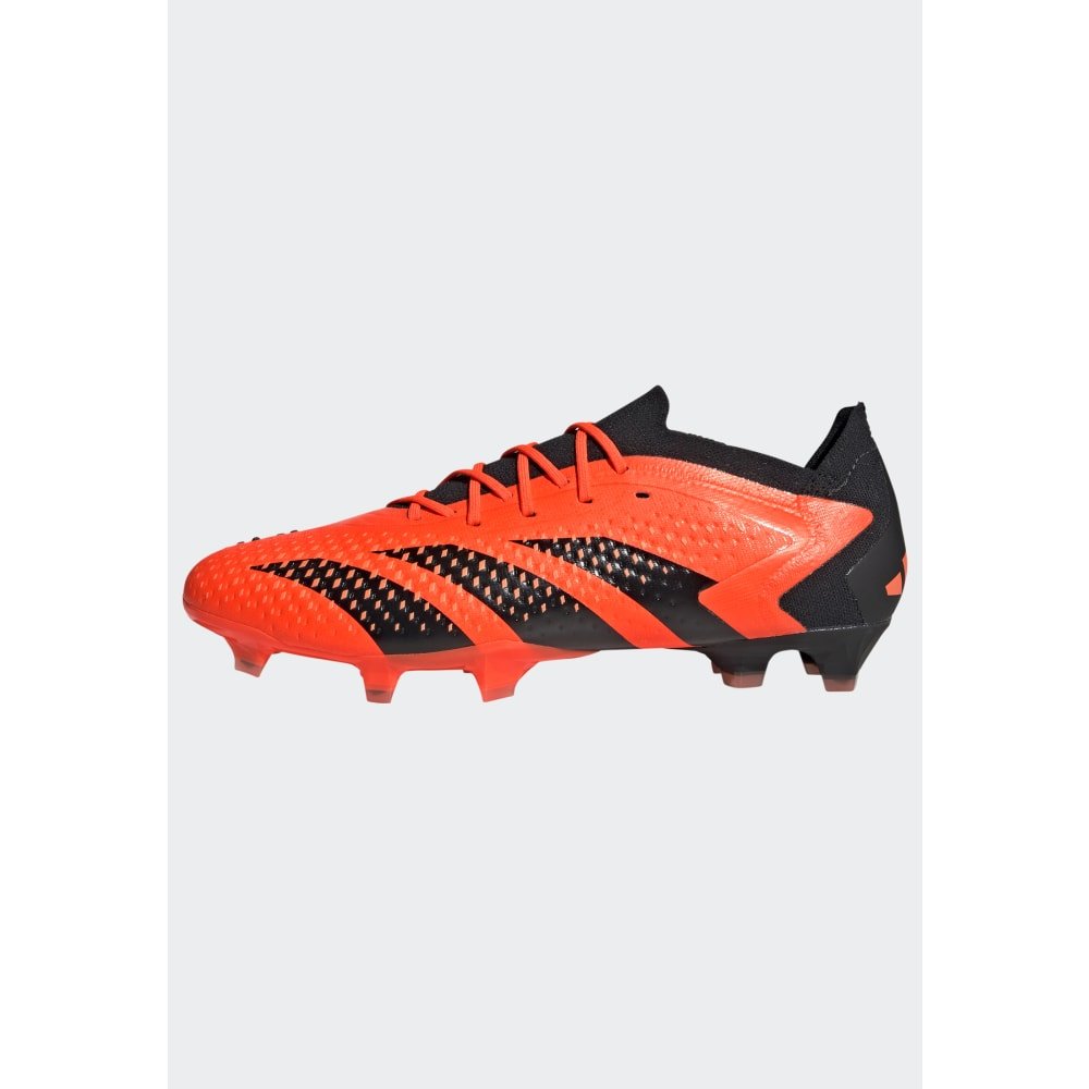 adidas Predator Low FG Firm Ground Soccer Cleats Black/Orange Black/Black M W