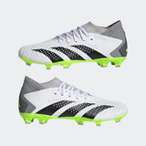 adidas Predator Accuracy.3 FG Firm Ground Soccer Cleats White/Black/Lucid Lemon - Best Buy Soccer